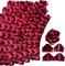 300Pieces Premade Satin Ribbon Rose Petals Half-Finished for Eternal Rose DIY Ramos Forever Flowers Bouquets Everlasting Floral,for Wedding,Anniversary,Birthday